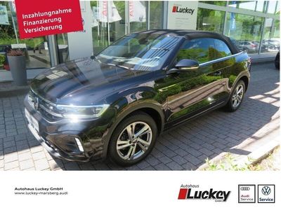 Gebraucht VW T-Roc Cabriolet R-line 150 PS (110 kW) 2024 Schwarz Cabrio