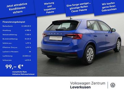 Usado Skoda Fabia Easy 65 HP (47 kW) 2023 Azul Citadino