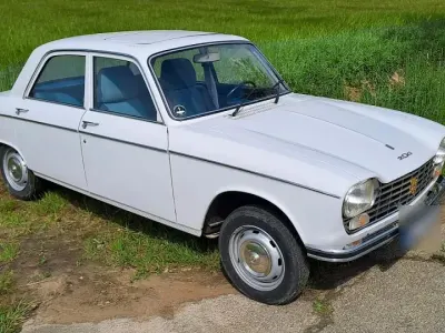 Gebraucht Peugeot 204 54 PS (39 kW) 1974 Weiß Limousine
