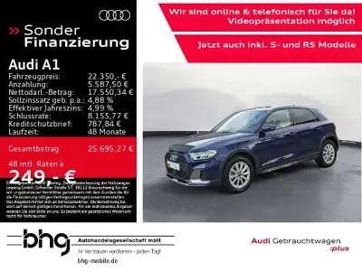 Gebraucht Audi A1 Basis 116 PS (85 kW) 2025 Navarrablau metallic SUV
