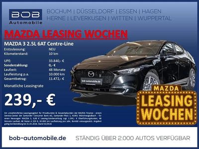Neu Mazda 3 Center-Line 140 PS (102 kW) 2026 Jet black Limousine