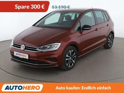 Gebraucht VW Golf Sportsvan IQ Drive 116 PS (85 kW) 2019 Rot Van / Kleinbus