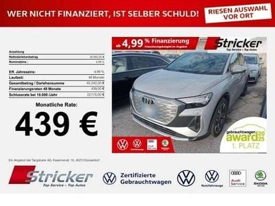 Gebraucht Audi Q4 Sportback e-tron Performance 210 kW (286 PS) 2024 Kieselgrau SUV