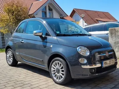 Gebraucht Fiat 500C Lounge 69 PS (50 kW) 2014 Blau Cabrio