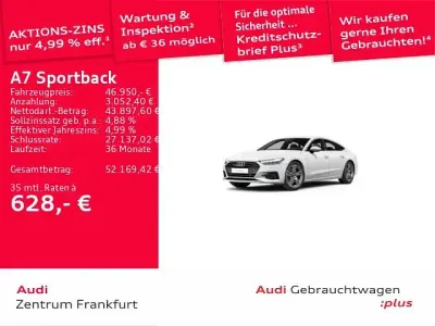 Gebraucht Audi A7 S-Line 299 PS (219 kW) 2023 Weiß Limousine