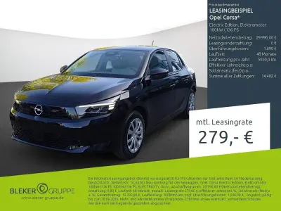 Nuova Opel Corsa-e Edition 100 kW (136 CV) 2026 Nero Utilitaria