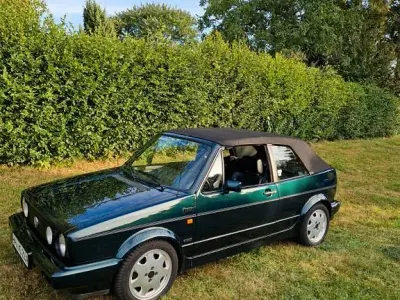 Gebraucht VW Golf Cabriolet Classicline 98 PS (72 kW) 1993 Grün Cabrio