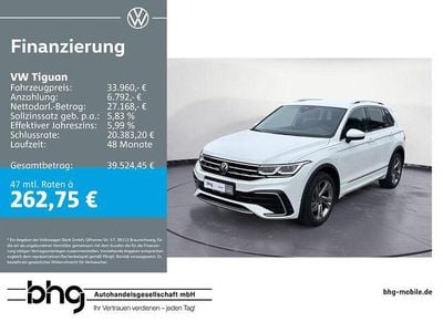 Gebraucht VW Tiguan R-line 245 PS (180 kW) 2022 Weiß SUV
