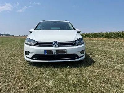 Gebraucht VW Golf Sportsvan Allstar 150 PS (110 kW) 2017 Weiß Van / Kleinbus