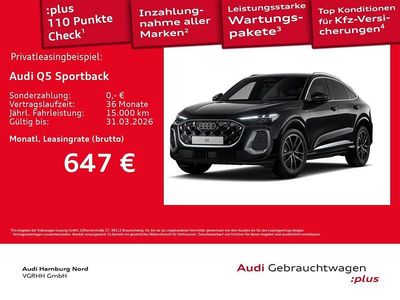 Gebraucht Audi Q5 Sportback Ambiente 204 PS (150 kW) 2025 Mythosschwarz metallic SUV