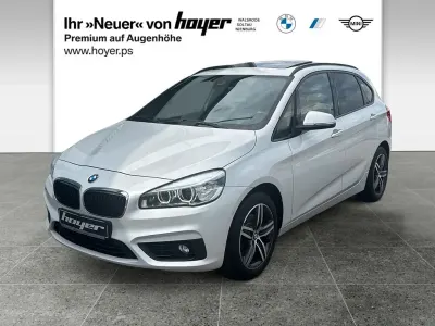 Gebraucht BMW 216 Active Tourer Advantage 116 PS (85 kW) 2015 Mineralweiss Van / Kleinbus