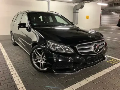 Used Mercedes E350 AMG line 258 HP (189 kW) 2016 Black Estate