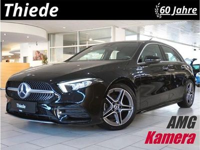 Nachtschwarz Gebraucht 2019 Mercedes A200 AMG line Limousine | 24.550 € (Guter Preis)