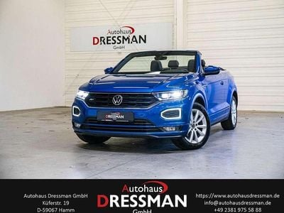 Second-hand VW T-Roc Cabriolet R-line 150 CP (110 kW) 2021 Albastru Cabrio