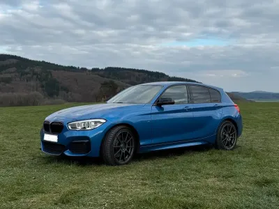 Brugt BMW M135 Sport Line 326 HK (239 kW) 2016 Blå Hatchback