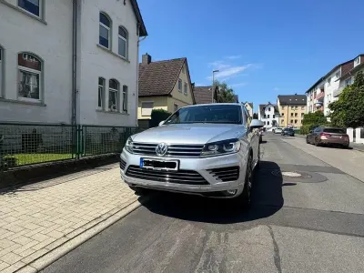 Gebraucht VW Touareg R-line 262 PS (192 kW) 2017 Silber SUV