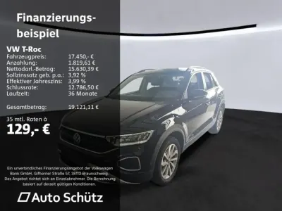 Gebraucht VW T-Roc Life 110 PS (80 kW) 2022 Schwarz SUV