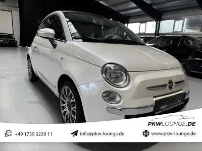 Gebraucht Fiat 500 Lounge 69 PS (50 kW) 2009 Weiß Cabrio