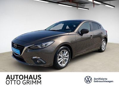 Obsidiangrau metallic (metallic) Gebraucht 2015 Mazda 3 Center-Line Limousine | 12.930 € (Fairer Preis)