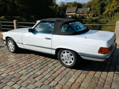 Gebraucht Mercedes SL300 180 PS (132 kW) 1986 Weiß Cabrio