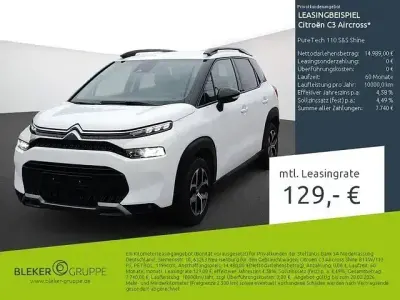 Gebraucht Citroën C3 Aircross Shine 110 PS (80 kW) 2024 Weiß SUV