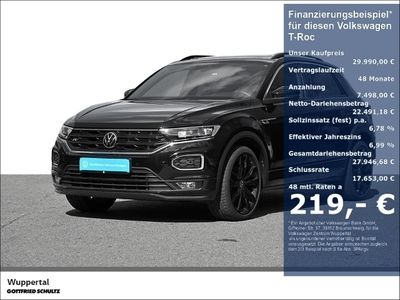 gebraucht VW T-Roc 1.5 TSI R-Line DSG LED NAVI AHK PANO SHZ PDC LM ZV