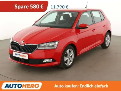 Gebraucht Skoda Fabia Ambition 95 PS (69 kW) 2021 Rot Kleinwagen