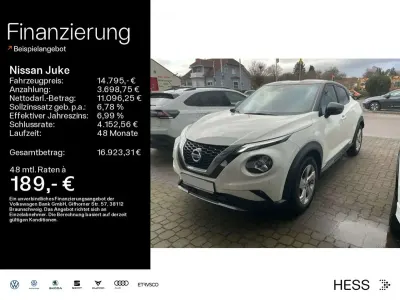 Gebraucht Nissan Juke 117 PS (86 kW) 2020 Pearl white/black m SUV