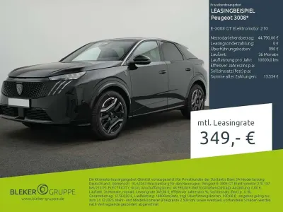 Nieuw Peugeot e-3008 GT 156 kW (213 PK) 2026 Zwart SUV