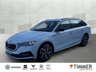Moonweiss metallic Gebraucht 2022 Skoda Octavia SportLine Kombi | 21.980 € (Fairer Preis)
