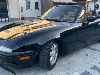 Gebraucht Mazda MX5 116 PS (85 kW) 1994 Schwarz Cabrio