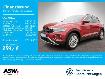 Gebraucht VW T-Roc Life 150 PS (110 kW) 2024 Kings red metallic SUV