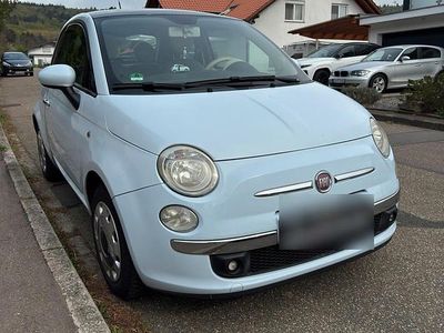 Gebraucht Fiat 500 Lounge 69 PS (50 kW) 2009 Blau Cabrio