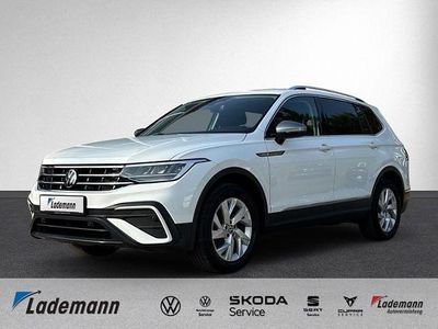 Pure white Gebraucht 2021 VW Tiguan Allspace Life SUV | 26.824 € (Fairer Preis)