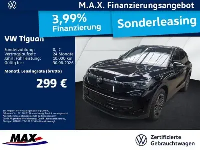Gebraucht VW Tiguan Goal 150 PS (110 kW) 2025 Schwarz SUV
