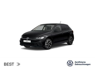 Gebraucht VW Polo Life 110 PS (80 kW) 2022 Schwarz Kleinwagen