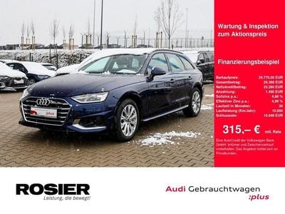 Blau / navarrablau Gebraucht 2021 Audi A4 Advanced Plus Kombi | 24.770 € (Guter Preis)