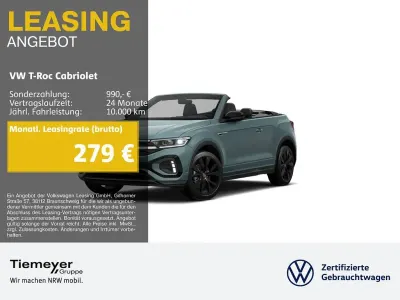 Brugt VW T-Roc Cabriolet R-line 150 HK (110 kW) 2025 Blå Cabriolet