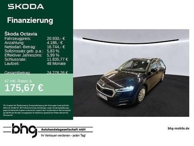 Schwarz Gebraucht 2021 Skoda Octavia Ambition Kombi | 20.930 € (Guter Preis)
