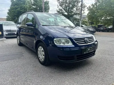 Gebraucht VW Touran Conceptline 102 PS (75 kW) 2006 Blau Van / Kleinbus
