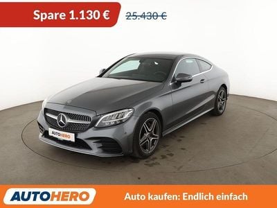 Gebraucht Mercedes C180 156 PS (114 kW) 2019 Selenitgrau Coupé