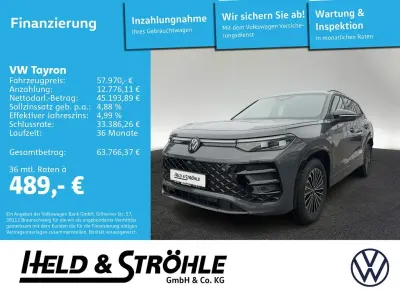 Brugt VW Tayron R-line 193 HK (141 kW) 2026 Grå SUV