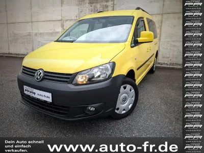 Gebraucht VW Caddy Maxi Trendline 110 PS (80 kW) 2013 Gelb Van / Kleinbus