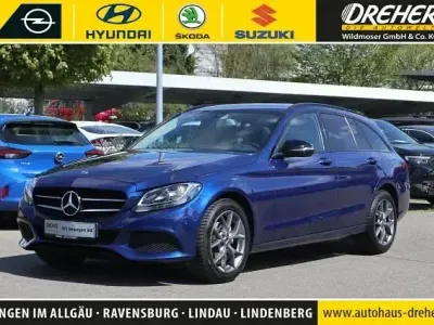 Gebraucht Mercedes C180 Avantgarde 156 PS (114 kW) 2017 Blau Kombi