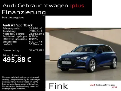Gebraucht Audi A3 Advanced 150 PS (110 kW) 2025 Navarrablau metallic Limousine