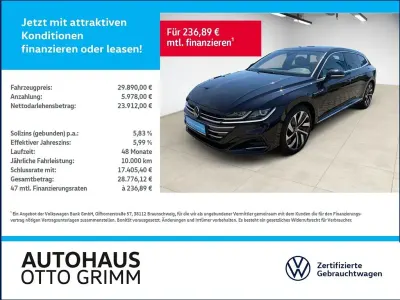 Gebraucht VW Arteon R-line 200 PS (147 kW) 2023 Deep black perleffekt (metallic) Kombi