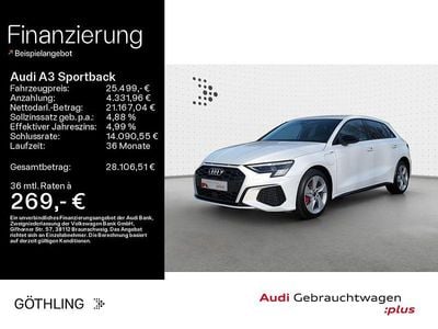 Weiß Gebraucht 2022 Audi A3 S-Line Limousine | 25.499 € (Fairer Preis)