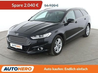 Schwarz Gebraucht 2016 Ford Mondeo Titanium Kombi | 14.880 € (Fairer Preis)
