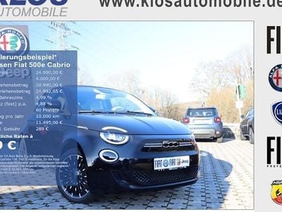 Gebraucht Fiat 500e La Prima 86 kW (118 PS) 2022 Schwarz Cabrio