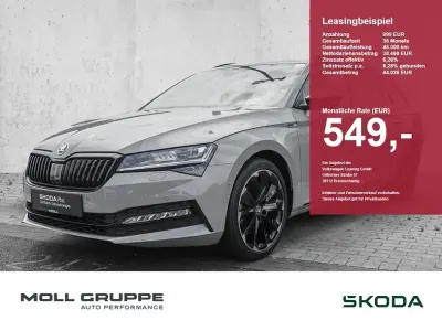 Gebraucht Skoda Superb SportLine 200 PS (147 kW) 2024 Stahlgrau Kombi